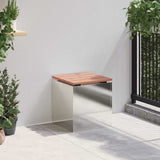 Garden Bench Silver 40 x 40 x 43 cm Stainless steel