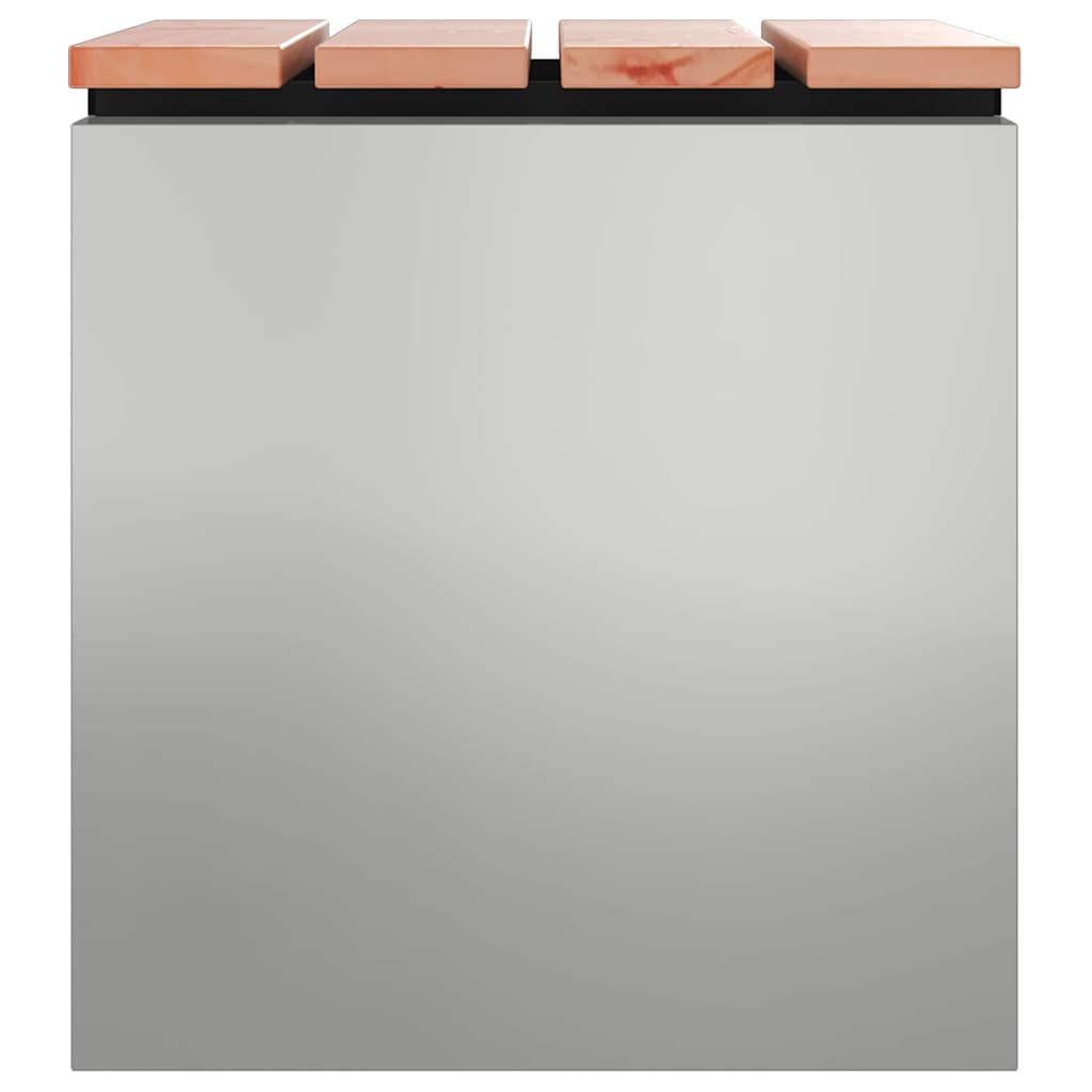 Garden Bench Silver 40 x 40 x 43 cm Galvanised steel