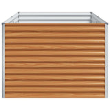 Garden Raised Bed 195 x 100 x 68 cm Galvanised Steel