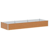 Garden Raised Bed 290 x 100 x 36 cm Galvanised Steel