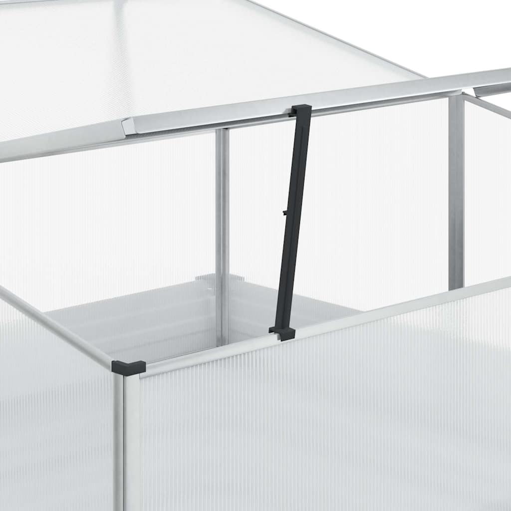 Garden Planter with Greenhouse Light Brown 100 x 100 x 77 cm