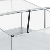 Garden Planter with Greenhouse Light Brown 100 x 100 x 77 cm