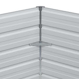 Raised Garden Bed Light Brown 129 x 129 x 77 cm