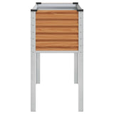 Garden Planter Light Brown 100.5 x 40.5 x 90 cm