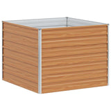 Garden Raised Bed Light Brown 100 x 100 x 77 cm