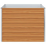 Garden Raised Bed Light Brown 100 x 100 x 77 cm