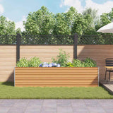 Garden Raised Bed 290 x 100 x 68 cm Galvanised Steel
