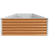 Garden Raised Bed 775 x 100 x 36 cm Galvanised Steel