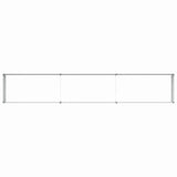 Garden Raised Bed Light Brown 290 x 50 x 36 cm Galvanised Steel