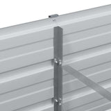 Garden Raised Bed Light Brown 160 x 40 x 77 cm Galvanised Steel