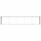 Garden Raised Bed Light Brown 400 x 80 x 77 cm Galvanised Steel
