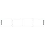 Garden Raised Bed Light Brown 320 x 40 x 77 cm Galvanised Steel