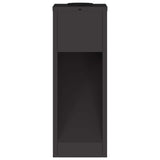 Solar Led Pathway Light 2 pcs Black Cold Rolled Steel