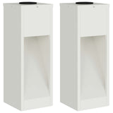 Solar Led Pathway Light 2 pcs White Cold Rolled Steel