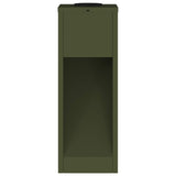 Solar Led Pathway Light 2 pcs Olive Green Cold Rolled Steel