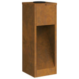 Solar Led Pathway Light 2 pcs Corten Steel Corten Steel