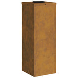 Solar Led Pathway Light 2 pcs Corten Steel Corten Steel