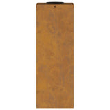 Solar Led Pathway Light 2 pcs Corten Steel Corten Steel