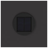 Solar Led Pathway Light 2 pcs Black Cold Rolled Steel