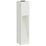 Solar Led Pathway Light 2 pcs White Cold Rolled Steel