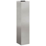 Solar Led Pathway Light 2 pcs Stainless Steel Stainless Steel