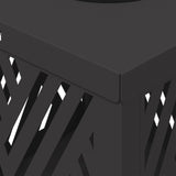 Solar LED Pathway Light 2 pcs Black Cold Rolled Steel