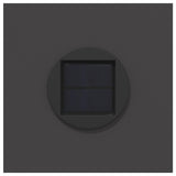 Solar LED Pathway Light 2 pcs Black Cold Rolled Steel