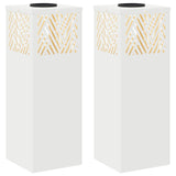 Solar LED Pathway Light 2 pcs White Cold Rolled Steel