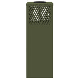 Solar LED Pathway Light 2 pcs Olive Green Cold Rolled Steel