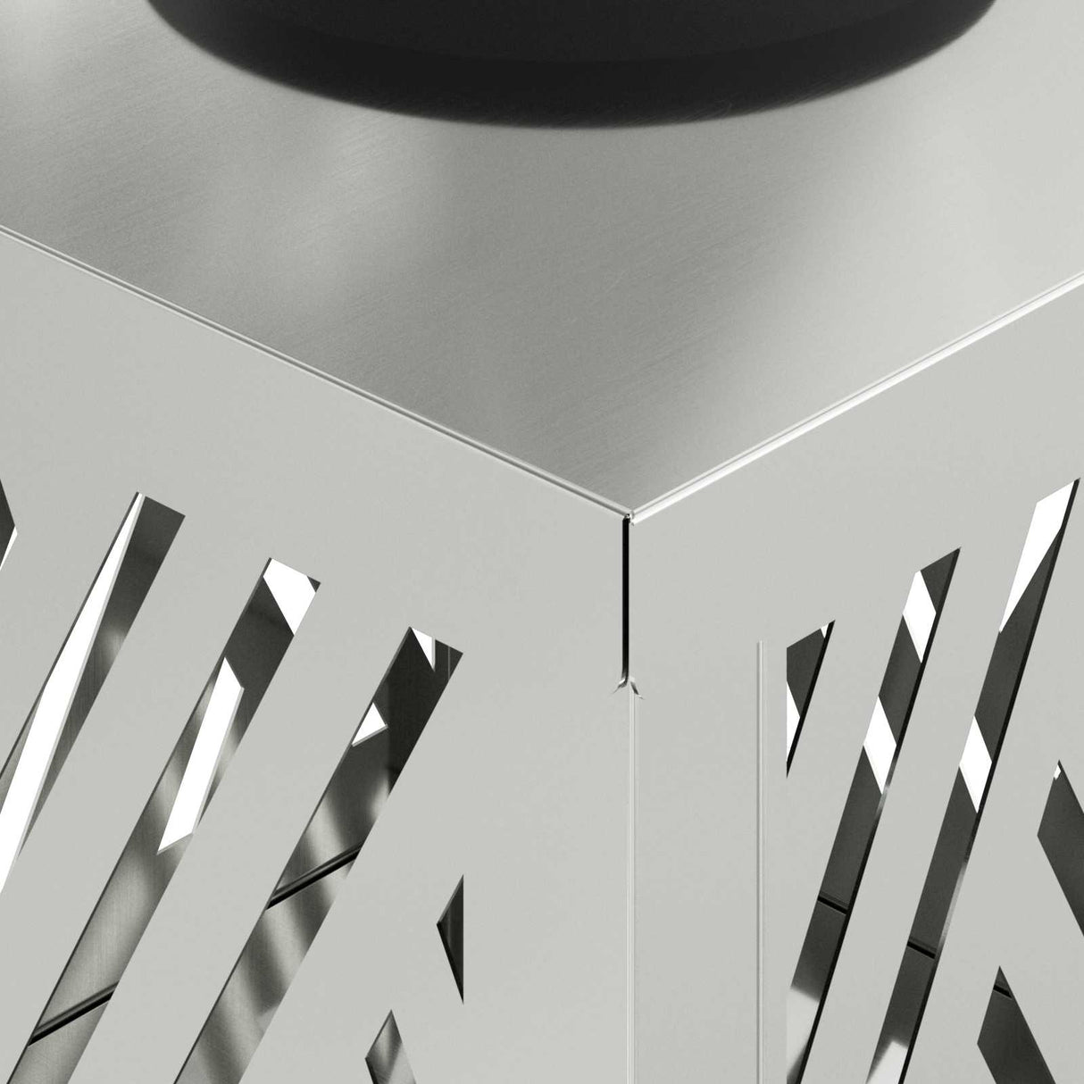 Solar LED Pathway Light Herringbone 2 pcs Galvanized Galvanized