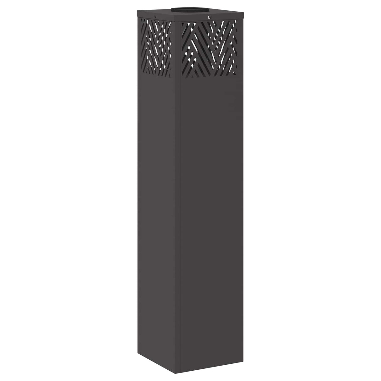 Solar LED Pathway Light 2 pcs Black Cold Rolled Steel