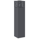 Solar LED Pathway Light 2 pcs Anthracite Cold Rolled Steel