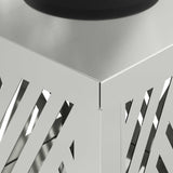 Solar LED Pathway Light Herringbone 2 pcs Galvanized Galvanized