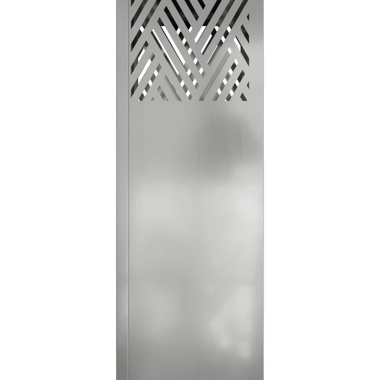 Solar LED Pathway Light Herringbone 2 pcs Galvanized Galvanized