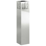 Solar LED Pathway Light Herringbone 2 pcs Galvanized Galvanized