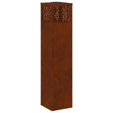 Solar LED Pathway Light 2 pcs Corten Steel Corten Steel