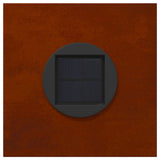 Solar LED Pathway Light 2 pcs Corten Steel Corten Steel
