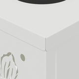 Solar LED Pathway Light 2 pcs White Cold Rolled Steel