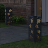 Solar LED Pathway Light 2 pcs Anthracite Cold Rolled Steel