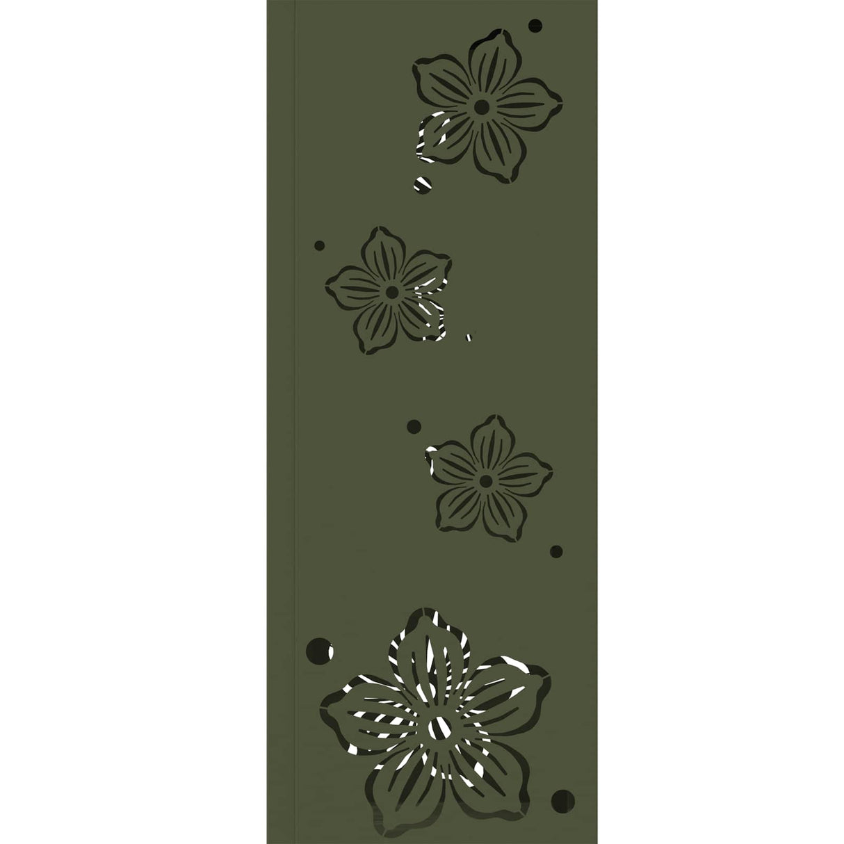 Solar LED Pathway Light 2 pcs Olive Green Cold Rolled Steel