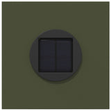 Solar LED Pathway Light 2 pcs Olive Green Cold Rolled Steel