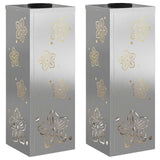 Solar LED Pathway Light 2 pcs Stainless Steel Stainless Steel