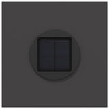 Solar LED Pathway Light 2 pcs Black Cold Rolled Steel