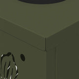 Solar LED Pathway Light 2 pcs Olive Green Cold Rolled Steel