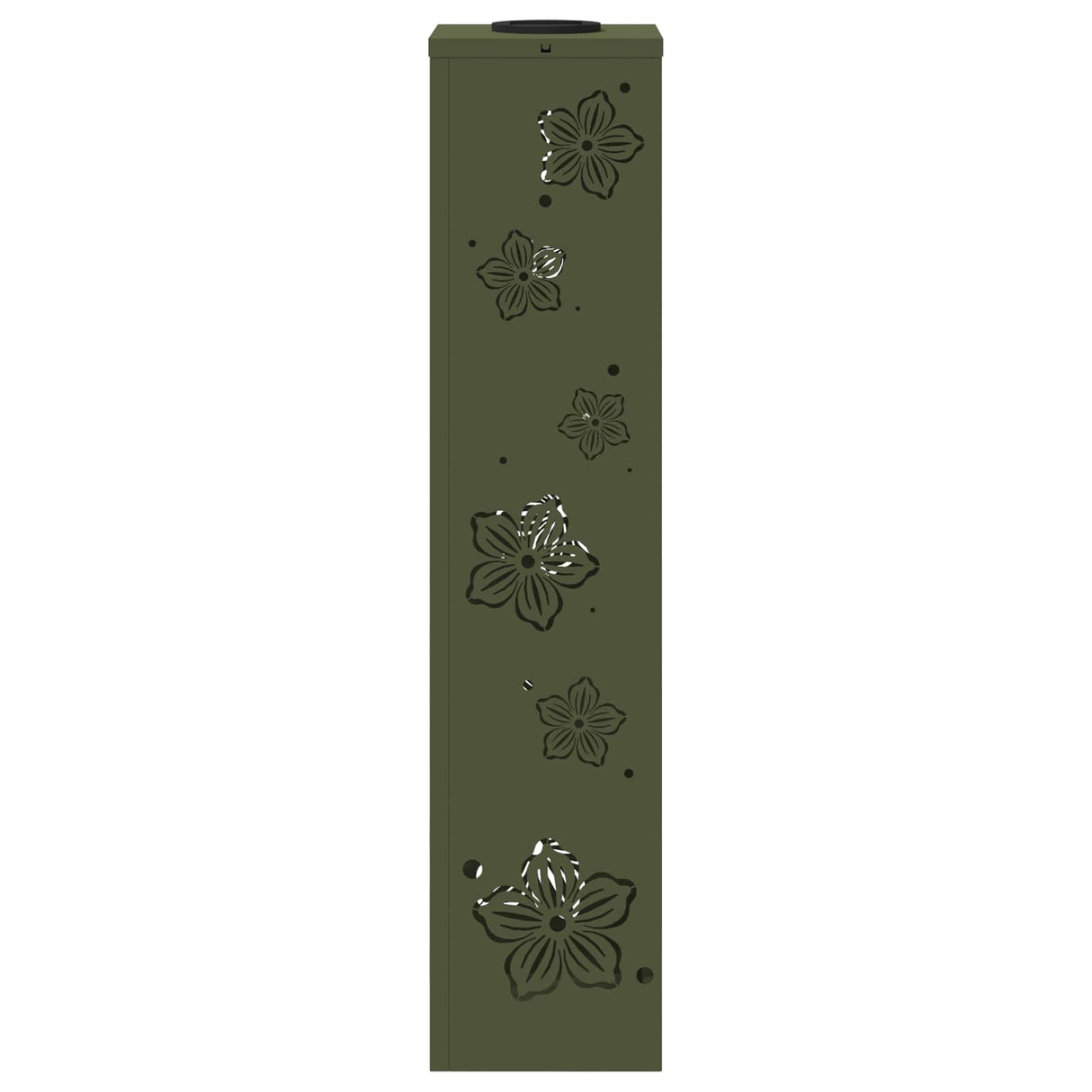 Solar LED Pathway Light 2 pcs Olive Green Cold Rolled Steel