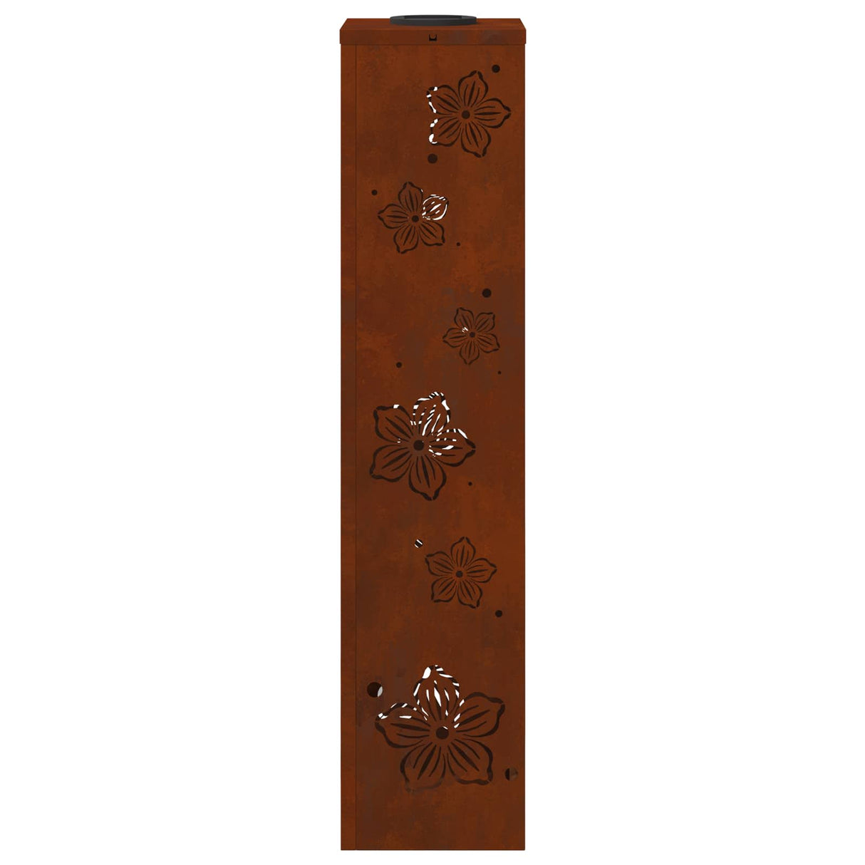 Solar LED Pathway Light 2 pcs Corten Steel Corten Steel