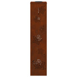 Solar LED Pathway Light 2 pcs Corten Steel Corten Steel