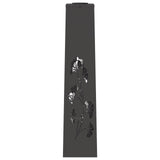 Solar LED Pathway Light 2 pcs Black Cold Rolled Steel