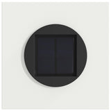 Solar LED Pathway Light 2 pcs White Cold Rolled Steel