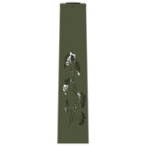 Solar LED Pathway Light 2 pcs Olive Green Cold Rolled Steel